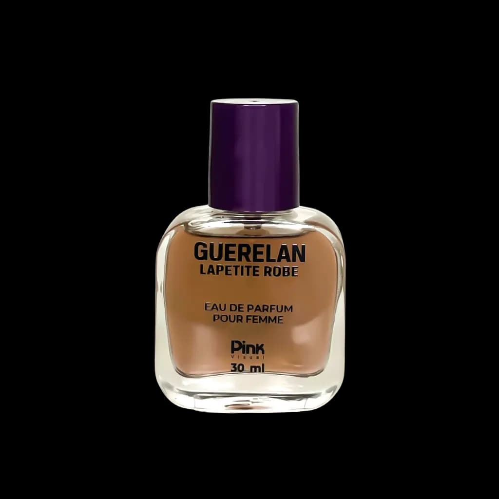عطر جیبی زنانه پینک ویژوآل مدل Guerlain La Petite Robe Noir حجم 30 میلی لیتر
