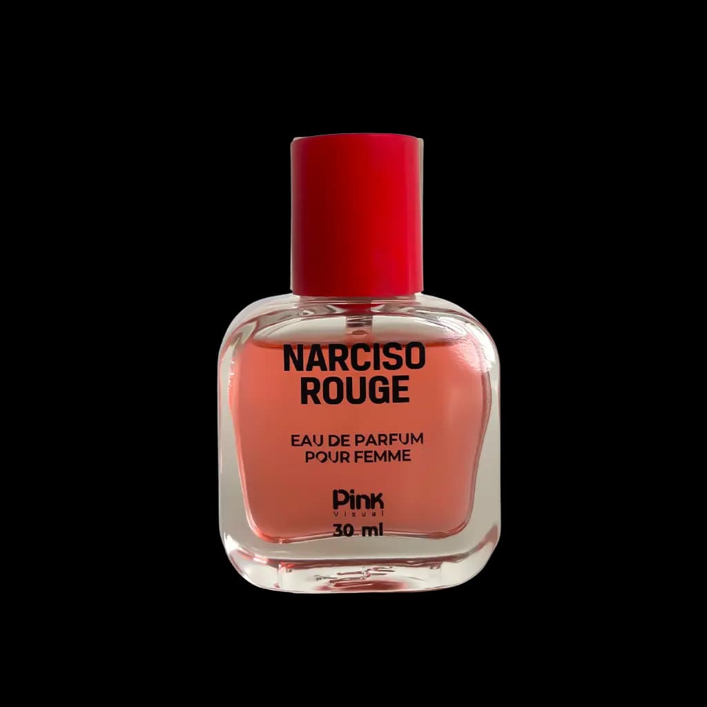 عطر جیبی زنانه پینک ویژوآل مدل Narciso Rouge حجم 30 میلی لیتر