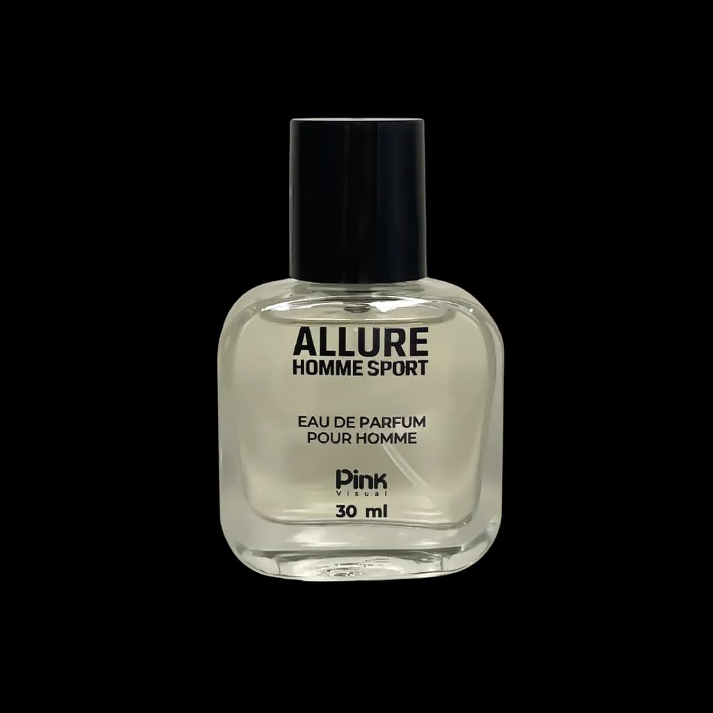 عطر جیبی مردانه پینک ویژوآل مدل Allure Homme Sport حجم 30 میلی لیتر