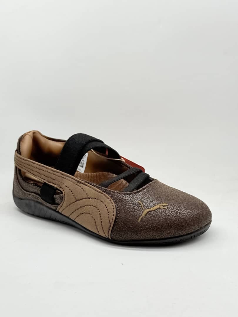 کفش پوما اسپید کت تمام قهوه ای Puma Speedcoat all brown Shoes — تصویر ۲