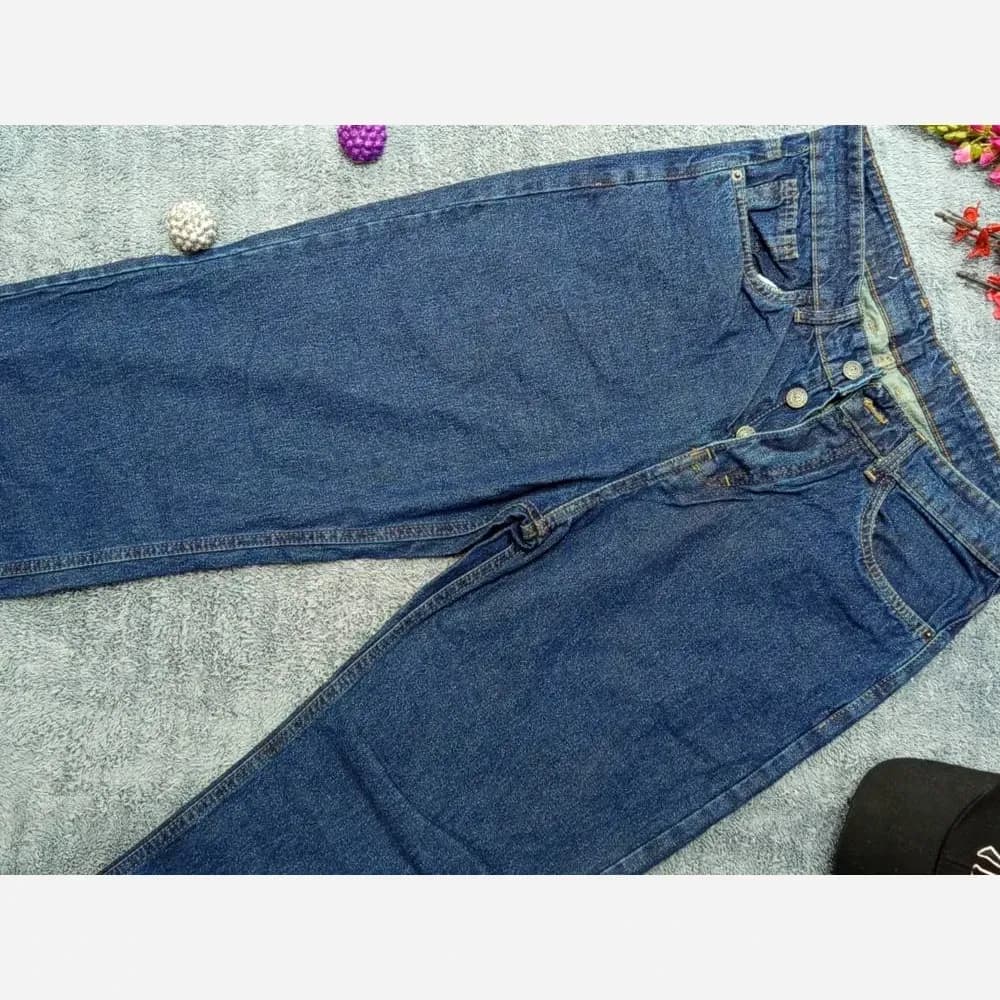 شلوار بگ جین اصلی کیفیت عالی برند ZARA مدل یاسین — تصویر ۷