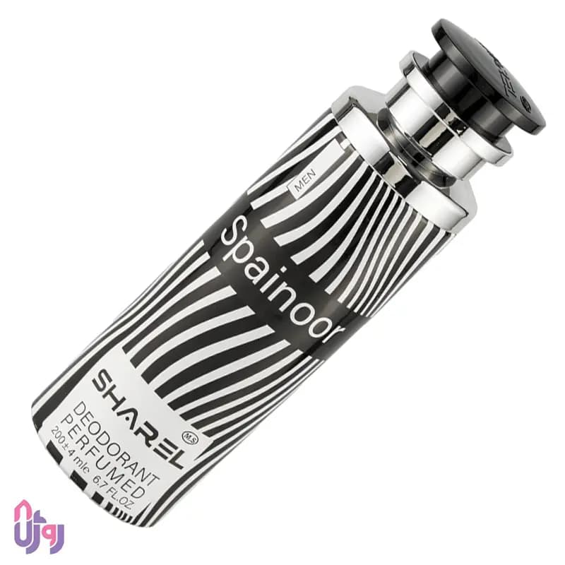 اسپری دئودورانت مردانه شارل SHAREL مدل اسپاینور SPAINOOR حجم 200 میلیلیتر — تصویر ۲