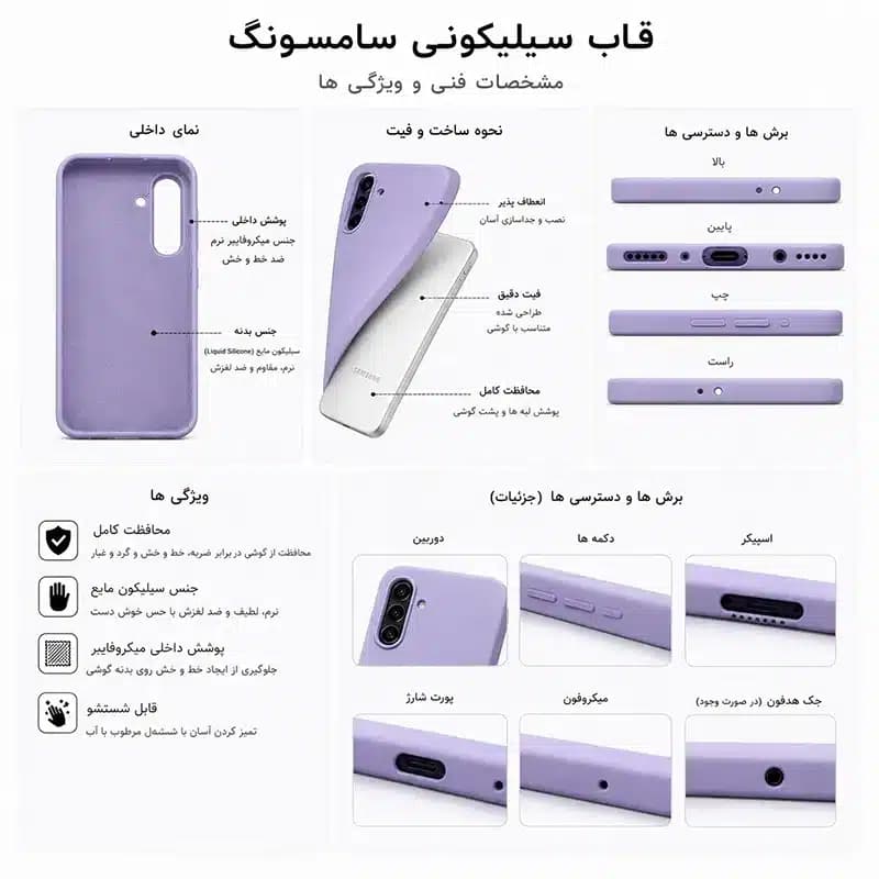کاور شارک قاب مدل سیلیکونی مناسب برای گوشی موبایل شیائومی Redmi Note 14 4G — تصویر ۴