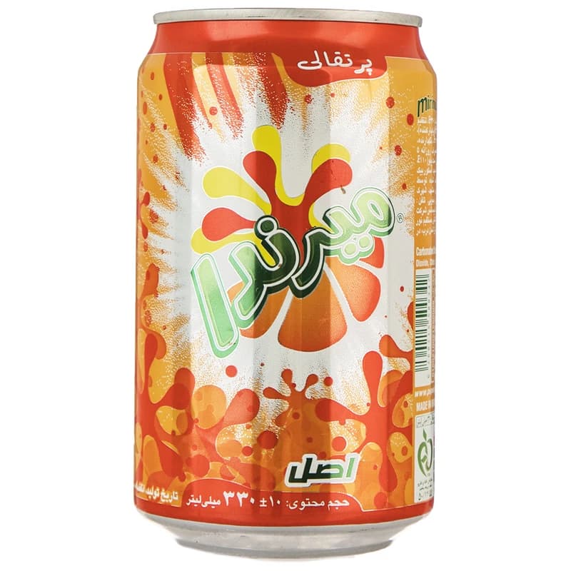 نوشابه میراندا قوطی 330 میلی لیتر