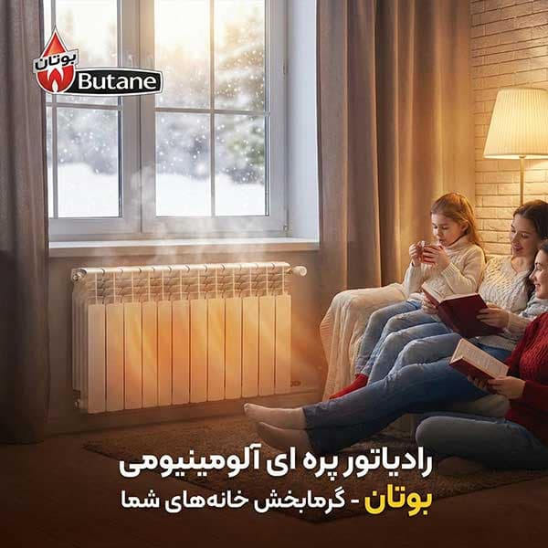 رادیاتور پره ای آلومینیومی بوتان 10 پره مدل ایل پریمو 500 — تصویر ۳