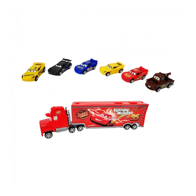 ست ماشین مک کویین 7 عددی | Lightning McQueen — تصویر ۳