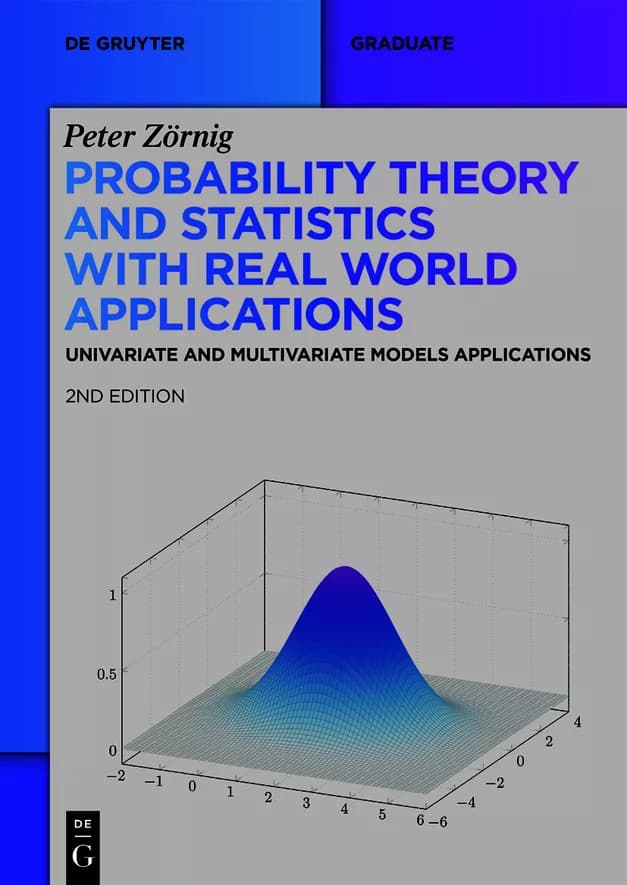 کتاب Probability Theory and Statistics with Real World Applications — تصویر ۲