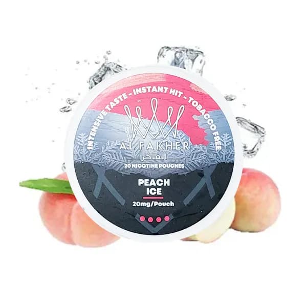 کیسه نیکوتین هلو یخ الفاخر | ALFAKHER Peach Ice Bag