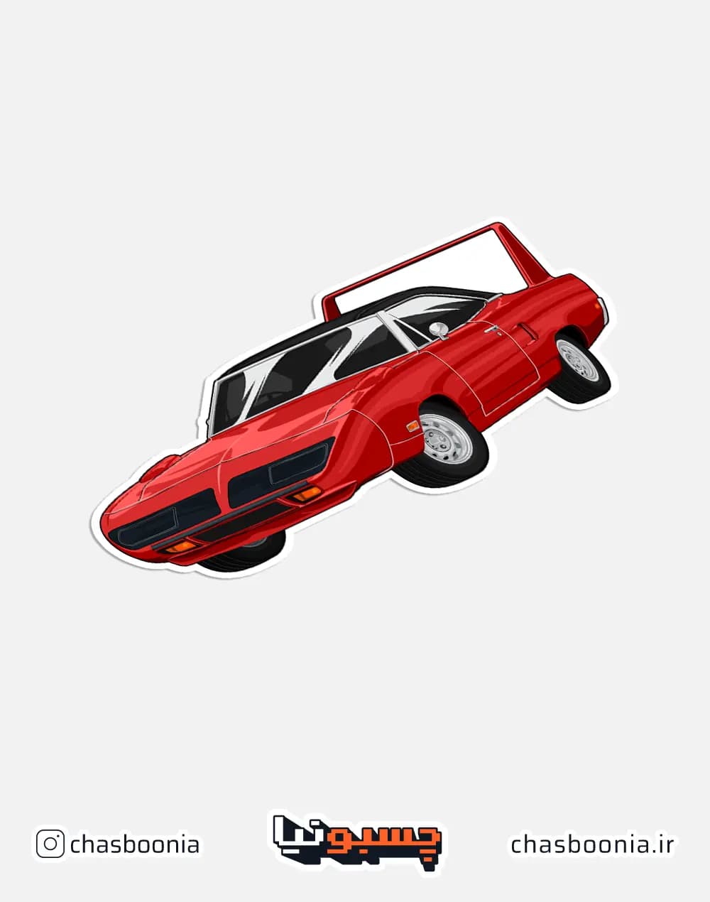 استیکر ماشین پلیموث سوپربرد (Plymouth Superbird) کد 16022