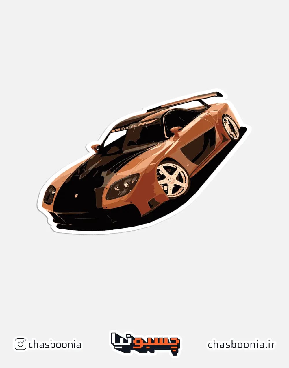استیکر ماشین مزدا (Mazda RX7) کد 16019