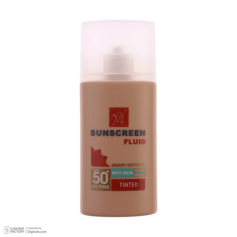 فلوئید ضد آفتاب رنگی مای SPF 50 مدل Smart Defense حاوی محافظ UVA و UVB مناسب انواع پوست حجم 50 میلی لیتر — تصویر ۱۰