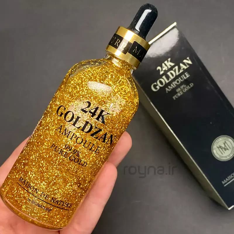 سرم طلا گلدزن 24K اصل حجم 100 میلی لیتر — تصویر ۴
