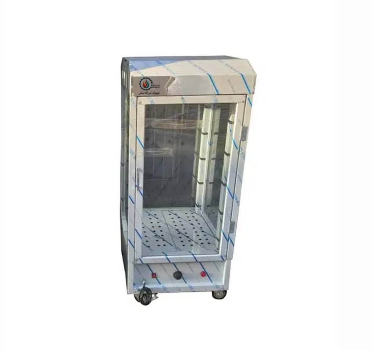 شو کیک ویترینی پیراشکی و سمبوسه گرم کن ایستاده 5 طبقه — تصویر ۲