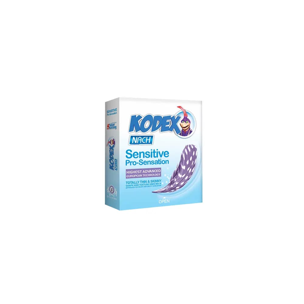 کاندوم کدکس مدل Senditive Pro-Sensation بسته 3 عددی