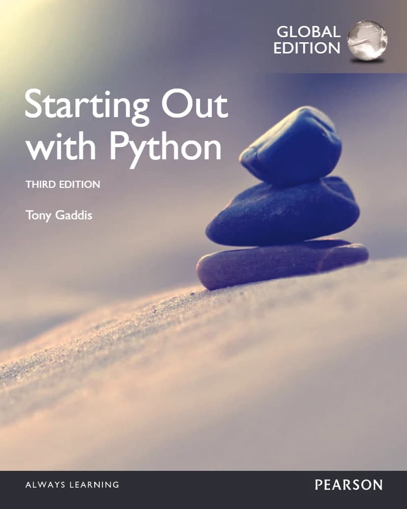 کتاب شروع با پایتون (Starting Out with Python) نسخه انگلیسی PDF | تونی گادیس