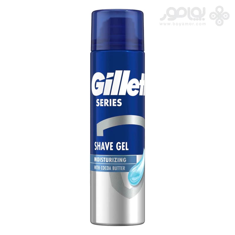 ژل اصلاح مردانه ژیلت مدل MOISTURISING حجم 200 میل — تصویر ۲