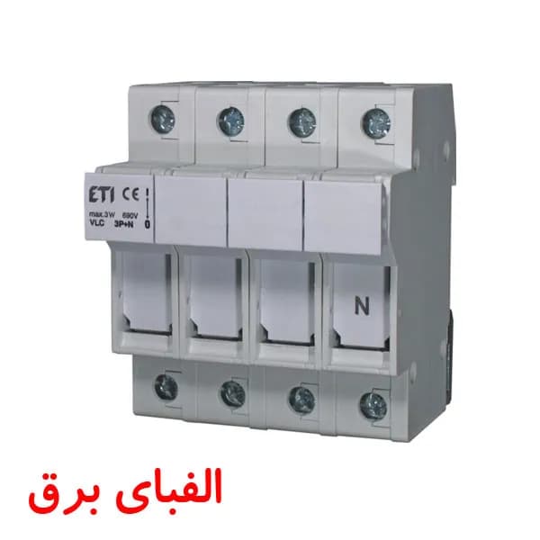 پایه فیوز سیلندری چهار پل 51*14 ای تی آی — تصویر ۲