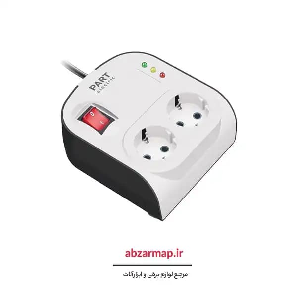 محافظ برق 2 خانه یخچال 3 متری پارت الکتریک مدل 8789 — تصویر ۲