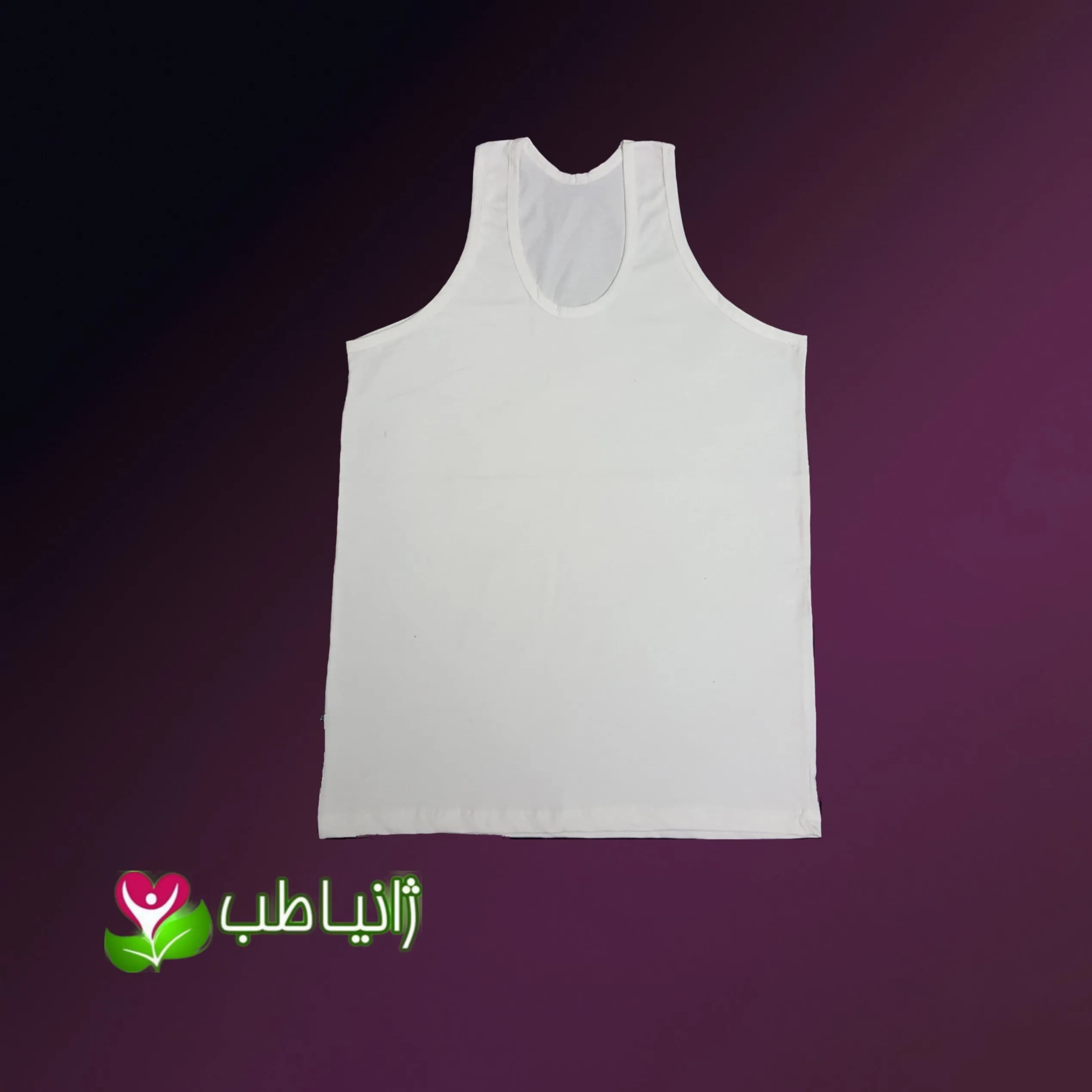 زیرپوش رکابی مردانه و زنانه نخی الیاف طبیعی پنبه سایز M تا 3XL رنگ کرم روشن — تصویر ۵