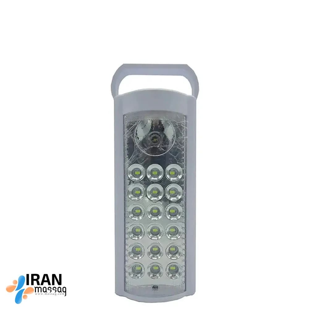 چراغ اضطراری شارژی LED مدل GD-8020 | قابلیت شارژ با برق شهری و دارای پورت USB — تصویر ۴