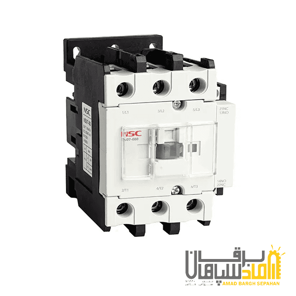 کنتاکتور 40 آمپر، بوبین 220VAC، برند NSC مدل NS07-040-11 — تصویر ۲