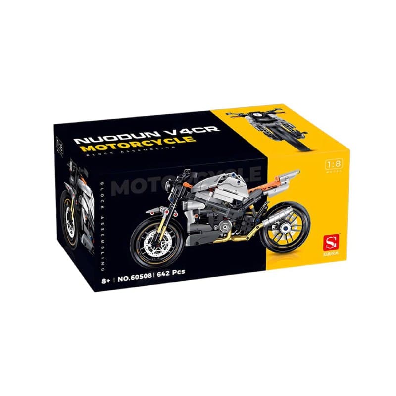 لگو تکنیک موتور وی ۴ سی آر Nuodun V4CR Motorcycle