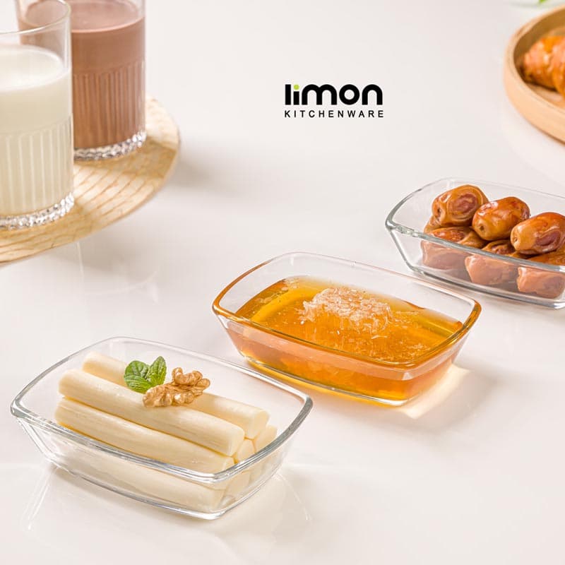 پیاله سرو شیشه ای کوچک لیمون 2225 بسته 6 عددی