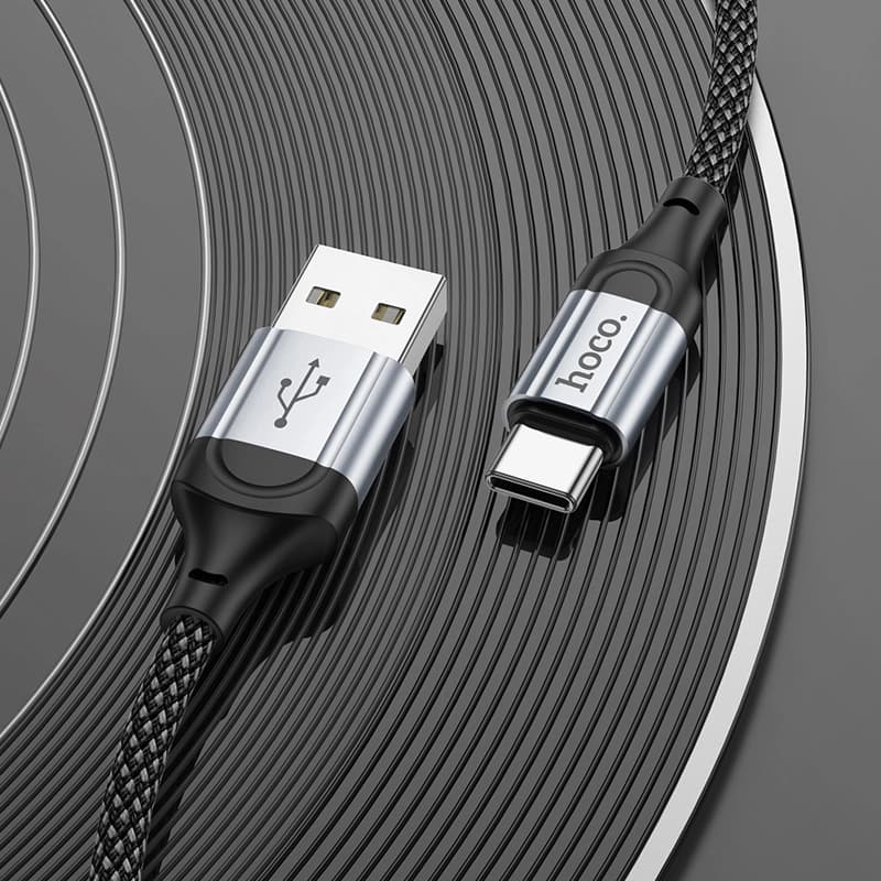 کابل شارژ USB-A به USB-C هوکو مدل X102 طول 1 متر — تصویر ۸