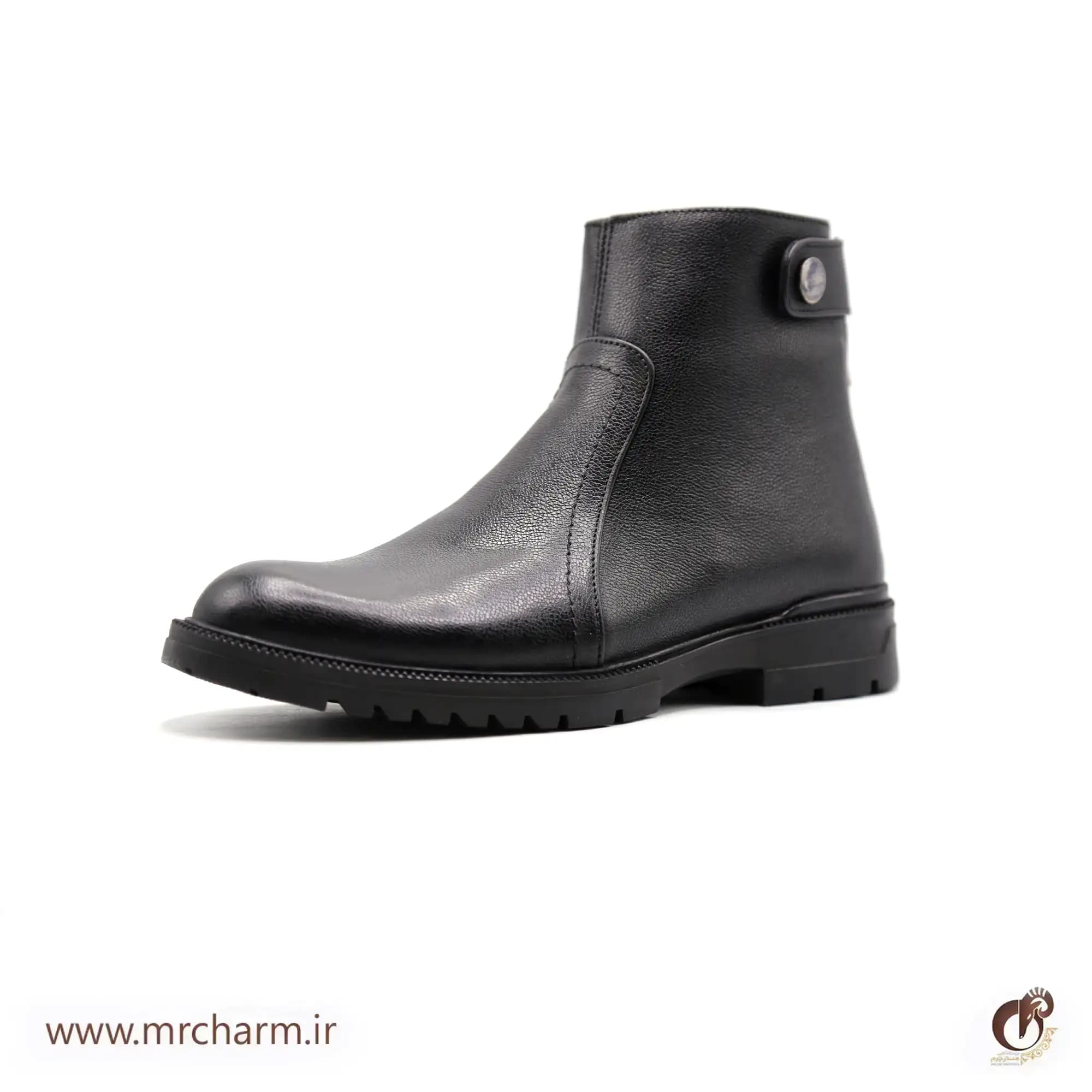 بوت چرم مردانه mrc1122-01 — تصویر ۳