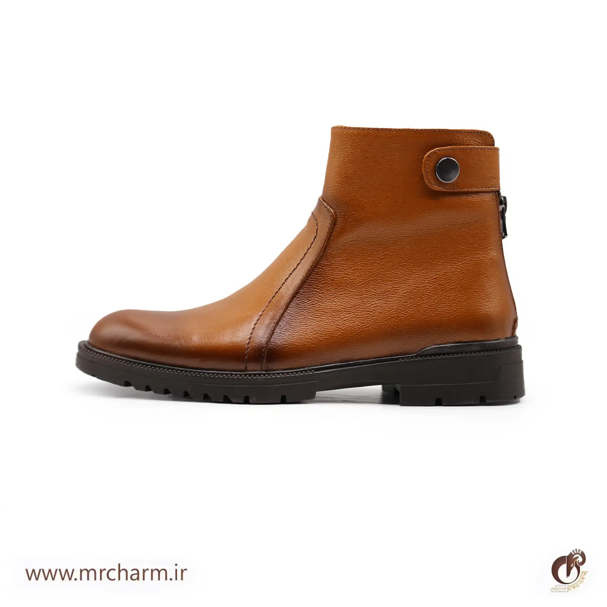 بوت چرم مردانه mrc1122-01 — تصویر ۶