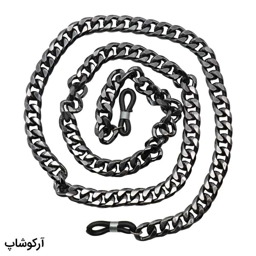 بند عینک زنجیری با رنگ نوک مدادی، از جنس آلومینیوم، سبک و ضدحساسیت مدل 993125