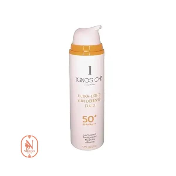 کرم ضد آفتاب ایگنوس وان SPF50 پوست چرب و مختلط 50 میل