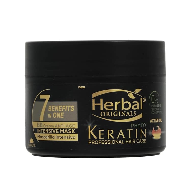 ماسک مو Herbal مدل Phyto Keratin 7 in 1 Benefits حجم 300 میلی لیتر