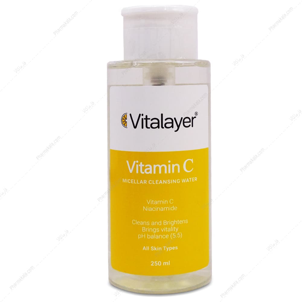 میسلار واتر ویتامین ث انواع پوست ویتالیر 250ml