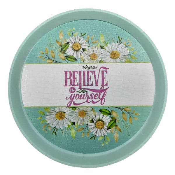 سینی پذیرایی دایره رایکا قطر 32 سانتیمتر مدل BELIEVE کد 824
