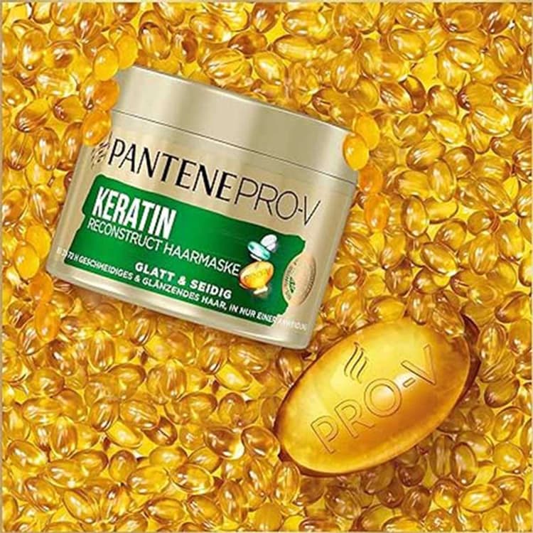 ماسک مو Pantene مدل Glatt and Seidig حجم 300 میلی لیتر — تصویر ۲