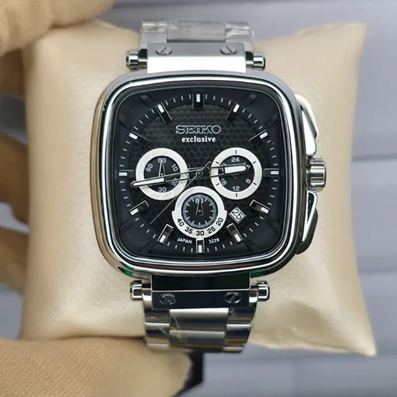 ساعت مچی مردانه سیکو اکسکلوسیو اورجینال ژاپن مشکی مدل 3229G0 — تصویر ۴