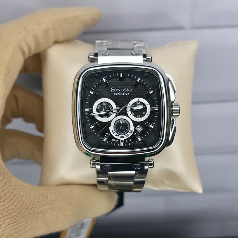 ساعت مچی مردانه سیکو اکسکلوسیو اورجینال ژاپن مشکی مدل 3229G0 — تصویر ۵
