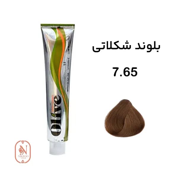 رنگ موی الیو سری قهوه ای موکا شماره 7.65