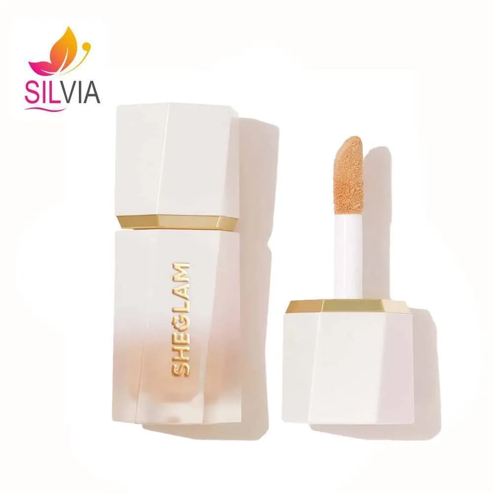 هایلایتر مایع براق مدل GLOW BLOOM رنگ Tea Cake شیگلم 5.2 میل — تصویر ۳
