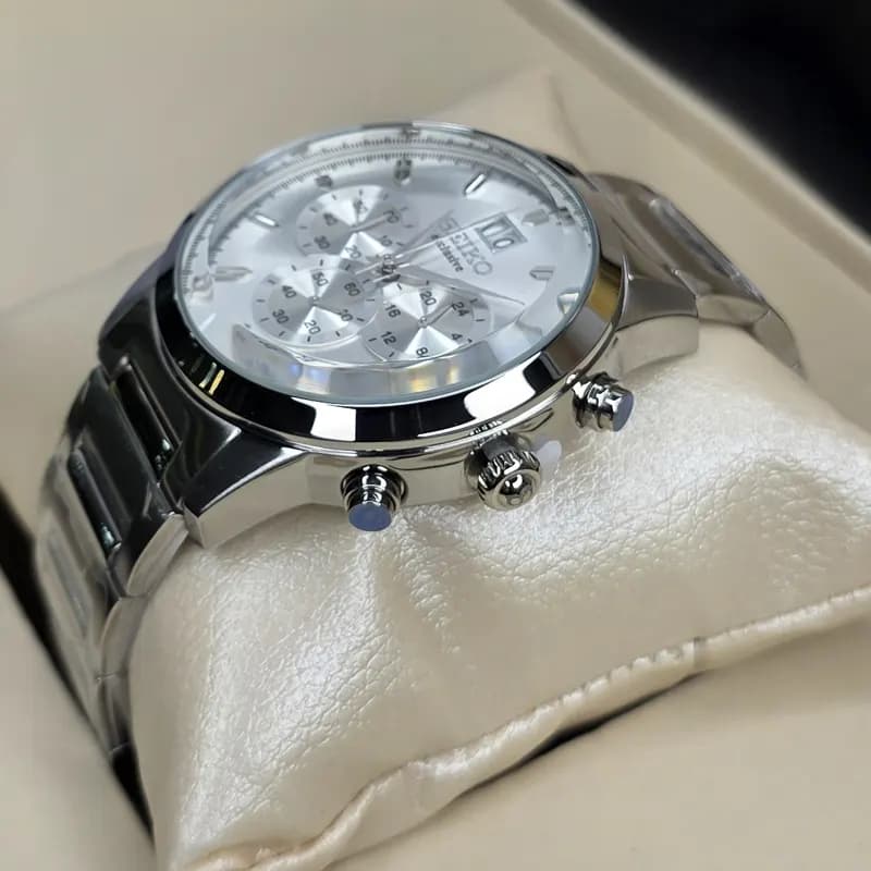 ساعت مچی مردانه سیکو اکسکلوسیو اورجینال ژاپن نقره ای مدل 3227G — تصویر ۸