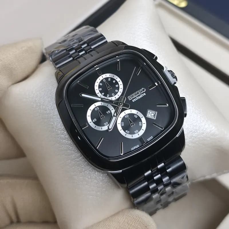 ساعت مچی مردانه سیکو اکسکلوسیو اورجینال ژاپن مشکی مدل 3232G — تصویر ۳