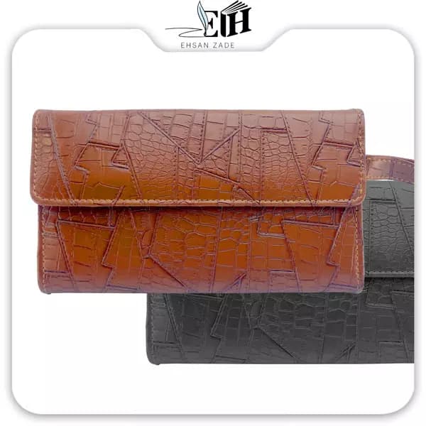 وتوس-کیف چک- 3 لت چرمی کاترین مگنتی بندک دار — تصویر ۴