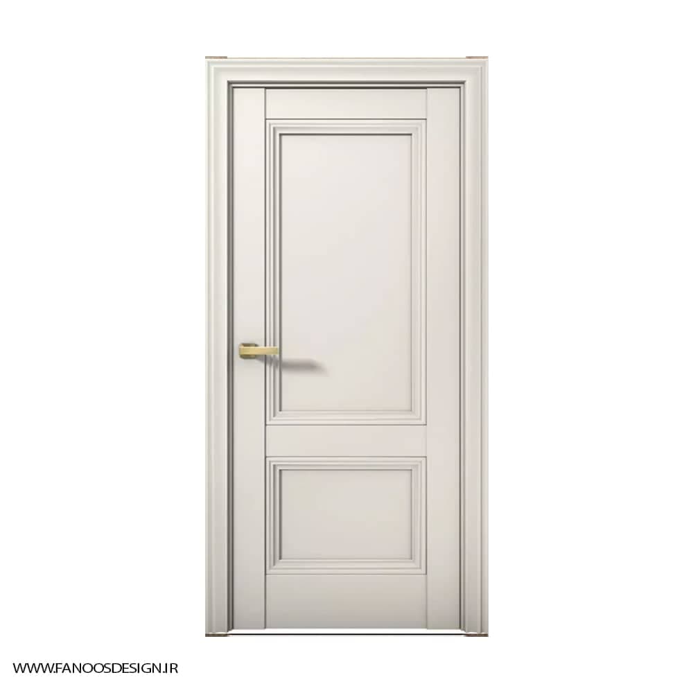 درب اتاق لوکس با روکش گردو و رنگ پلی اورتان کد 30957 — تصویر ۲