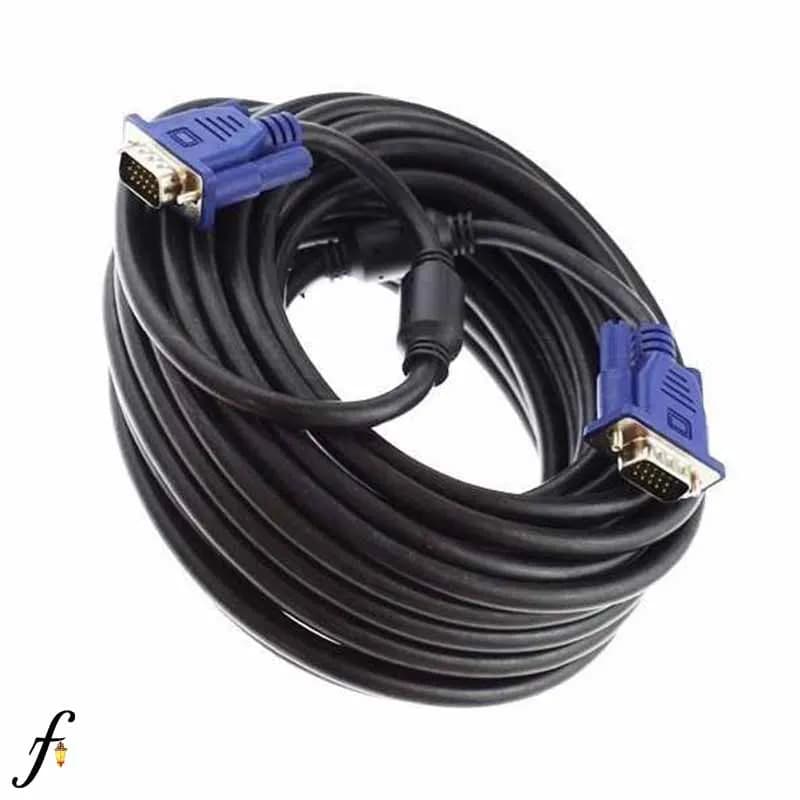 کابل VGA پی نت با طول 20 متر درجه 1 پک نایلونی — تصویر ۳