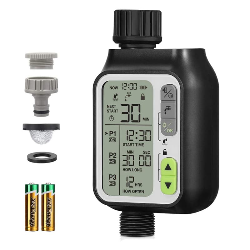 تایمر آبیاری دیجیتال مدل HCT355 سه پلانه