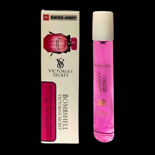 عطر و ادکلن جیبی سوئیس آرمی (سوئیس آرمه) ویکتوریا سکرت بامب شل ادو پرفیوم 35 میلی لیتر | Swiss Army Victoria Secret Bombshell 35ml EDP