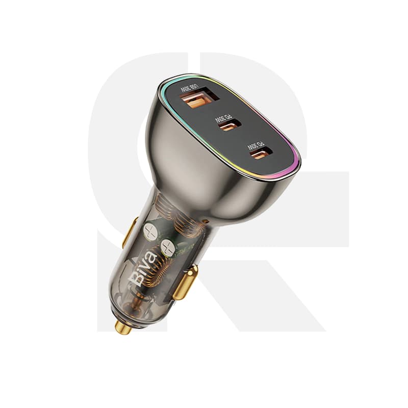 شارژر فندکی بیوا 90W مدل CC-012 — تصویر ۲