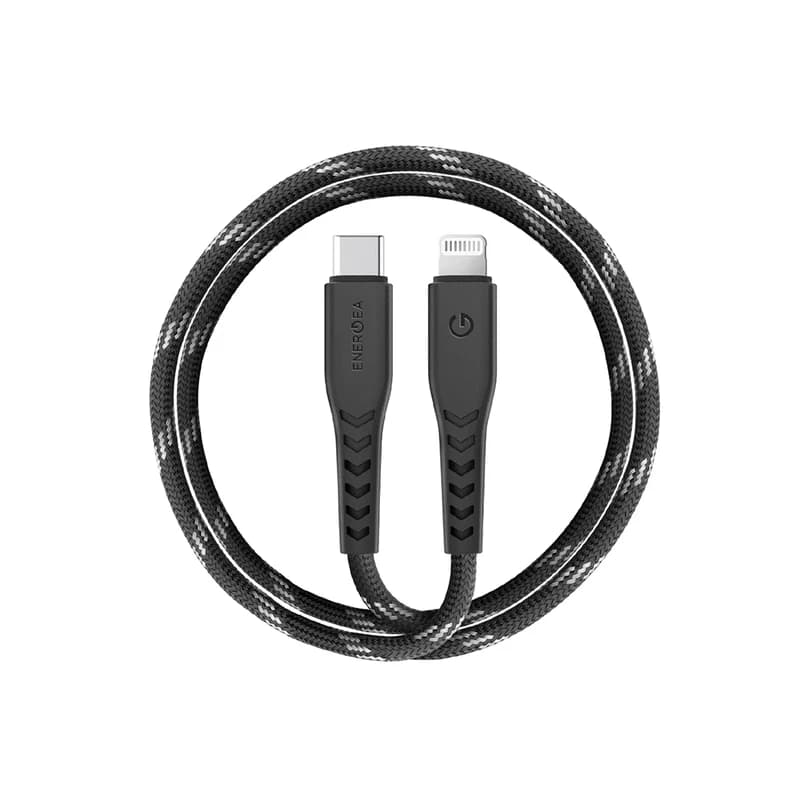 کابل تبدیل USB-C به لایتنینگ انرجیا مدل NYLOFLEX C94 طول 1.5 متر ENERGEA — تصویر ۴