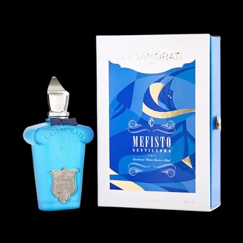عطر اماراتی زرجوف (زرژوف) کازاموراتی مفیستو جنتیلومو هارد باکس ادو پرفیوم 100 میلی لیتر | Emarati Perfume Xerjoff Casamorati Mefisto Gentiluomo 100ml EDP